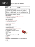 Prueba de Ciencias Naturales 4