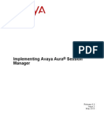 Implementing Avaya Aura ® Session Manager