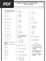 REFORÇO Operações com Racionais