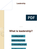 Leadership: 28 July 2014 1