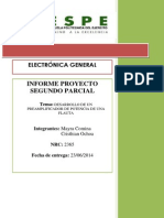 Informe Preamplificador