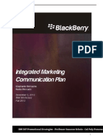 Blackberry IMC Plan