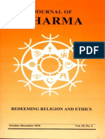 Journal of Dharma Oct - Dec. 2010 Vol. 35 No. 4