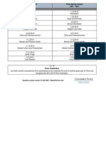 Participant Schedule