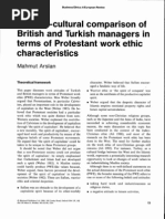 Download A Cross-cultural Comparison of Work Ethics by durham1234 SN23534485 doc pdf