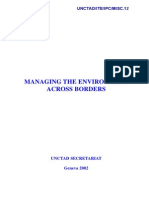 Managing The Environment Across Borders: Unctad/Ite/Ipc/Misc.12