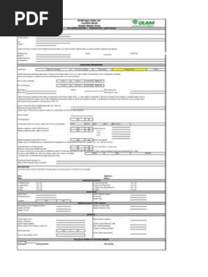 Vendor Form 