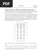 Binary 2 BCD Project