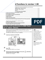 Newly Added Functions in Version 1.20: Receive and Synchronize To MIDI Clock (As A "Slave" Device)