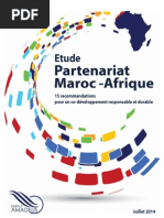 Institut Amadeus - Etude partenariat Maroc - Afrique 