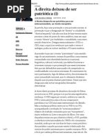 A Direita Deixou de Ser Patriótica (1) - PÚBLICO