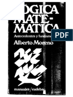 Prototipo de Logica Matematica, Antecedentes y Fundamentos Alberto Moreno Gris 1200dpi Hecho Con Bullzip PDF