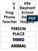 Candy Kite Pencil Elephant Frog School Phone Dentist Teacher Hospital