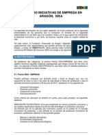 Concurso Iniciativas de Empresa en Aragón, Idea: 1) Objeto