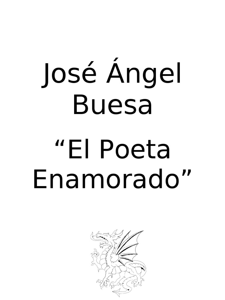 El poeta enamorado Jose Angel Buesa