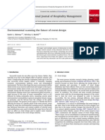 "Environmental scanning the future of event design" by Katie L. Adema and Wesley S. Roehl