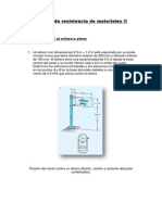 Trabajo de Resistencia de Materiales II