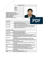 CV ingeniero agrónomo biotecnología