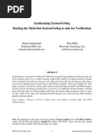 2013 SNUG SV Synthesizable SystemVerilog Paper