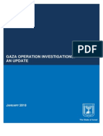 Gaza Operation Investigations Update