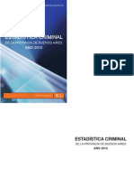 Estadistica Criminal - Informe Anual 2012