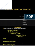 OSI ISO Refernce Model