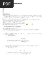 CFA Level 1 - Section 7 Financial Ratios