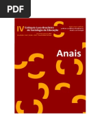 Anais - IV Colóquio Luso-Brasileiro de Sociologia da Educação, UP, Porto, 2014. 