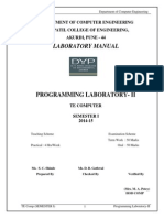 Pl-II Lab Manual - Scs