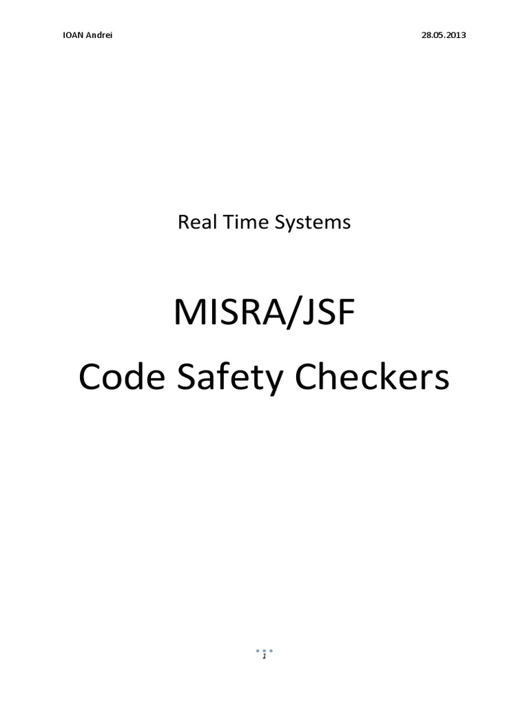 MISRA Compliance Tools Overview | PDF | C++ | C (Programming Language)
