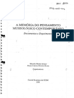 A Memória Do Pensamento Contemporâneo