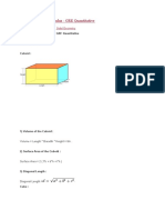 Solid Geometry Formulas - GRE Quantitative