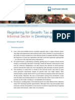 2013 - Registering For Growth - Tax and Informal Sector