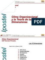 Clima Organizacional y La Teoría de Las 9 Dimensiones (PPT) (V2)
