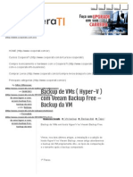 CooperaTI - Backup de VMs (Hyper-V) Com Veeam Backup Free - Backup Da VM