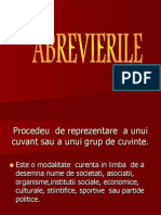 Abrevierile