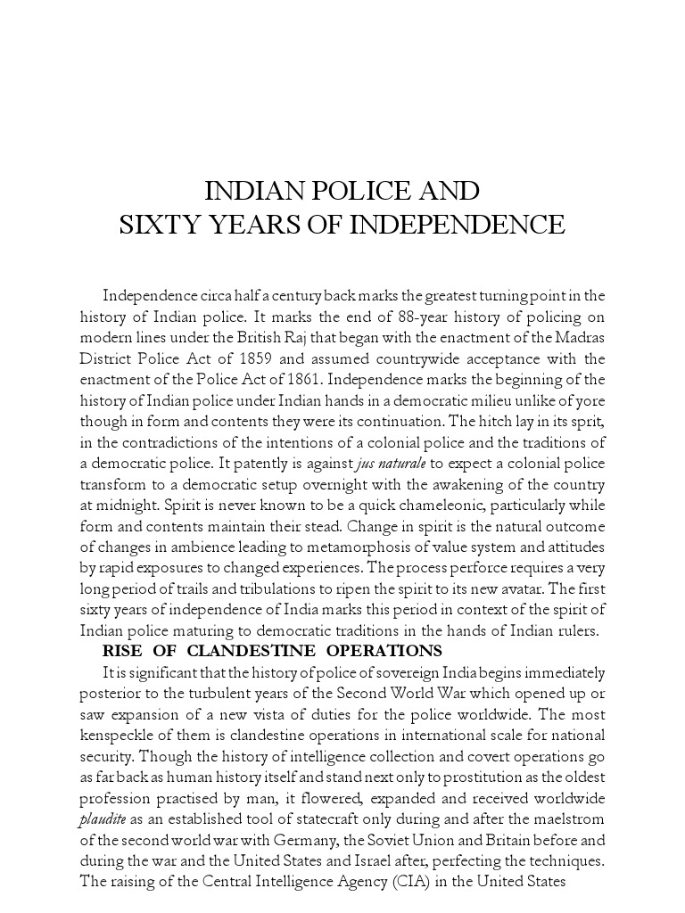 Indian Police | PDF