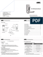 Manual Cerradura Adel 3798