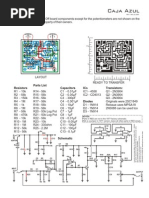 Caja Azul: Resistors Capacitors Parts List Ics Transistors