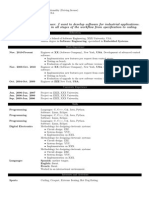 Industrial Computing Engineer. I Want To Develop Software For Industrial Applications. My Aim Is To Be Involved in All Stages of The Workflow From Specification To Coding