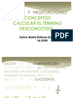 RAZONES  Y  PROPORCIONES TAREA IV PROPEDEUTICO DE MATEMATICA.pptx