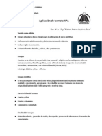 Documento, Aplicaci+ N y Ejemplo de Formato APA