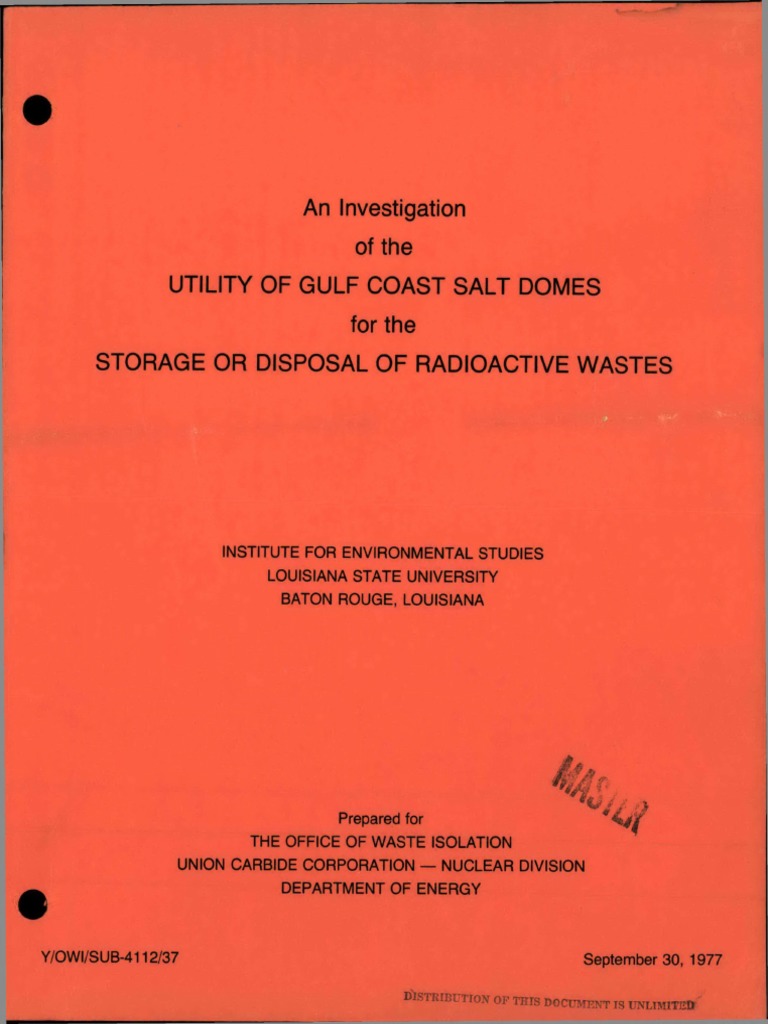 Gulf Coast Louisiana Salt Domes | PDF | Earth Sciences | Nature