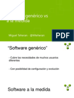 Software Genrico vs Especifico