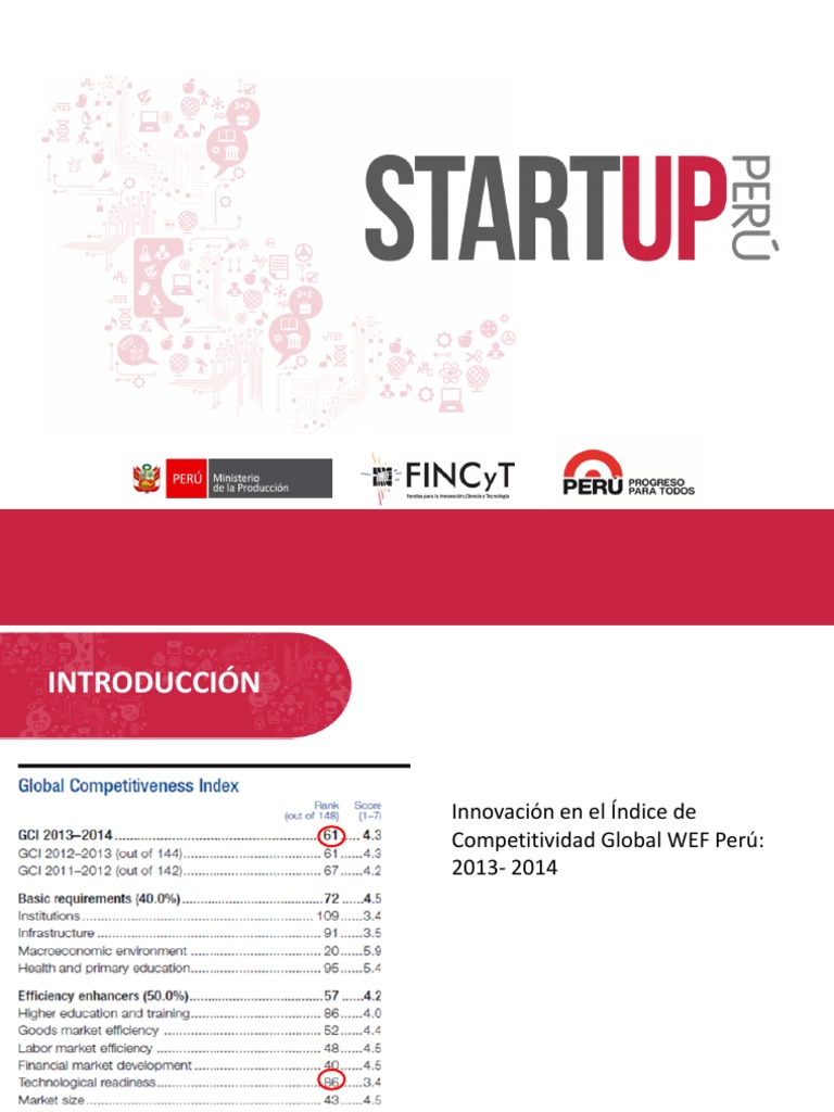 Innovación y Financiamiento para Startups en Perú | PDF | Empresa de ...