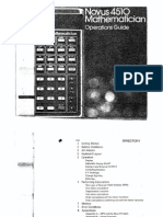 Novus 4510 Mathematician