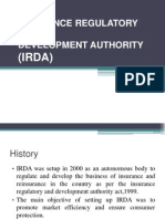 Insurance Regulatory & Development Authority: (IRDA)