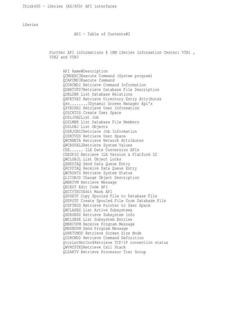 Int 1 | PDF | Ibm System I | C (Programming Language)