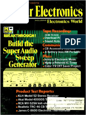 Pe - 1973-10 | PDF | Loudspeaker | Equalization (Audio)