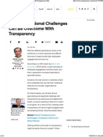 Big Organizational Challenges Can Be Overcome With Transparency _ Entrepreneur